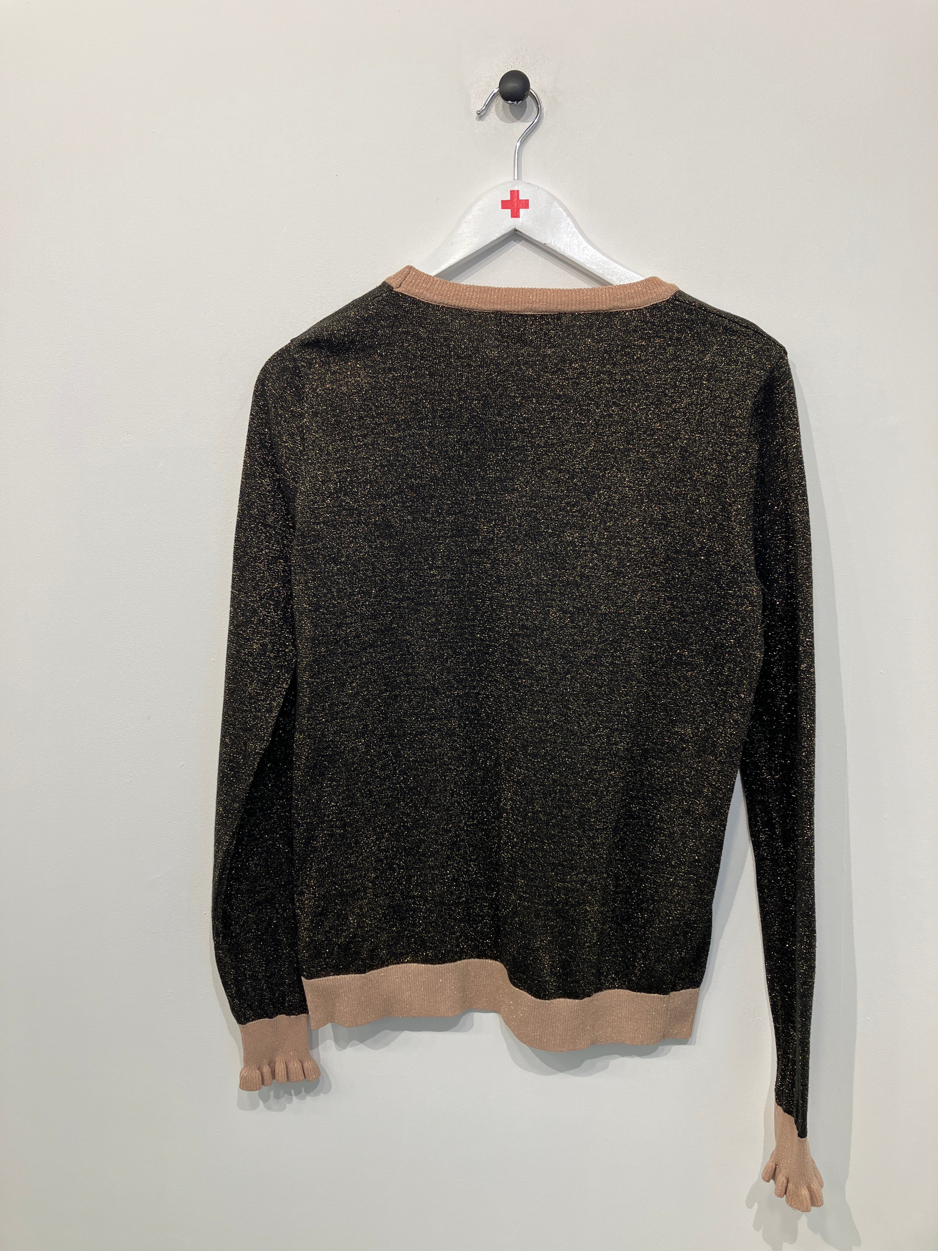 Neo Noir Strik Bluse